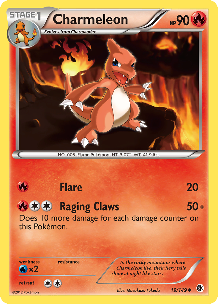 Charmeleon (19/149) [Black & White: Boundaries Crossed] | Enigma On Main