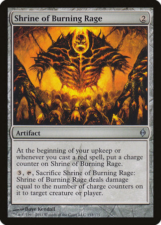 Shrine of Burning Rage [New Phyrexia] | Enigma On Main