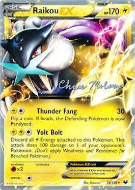 Raikou EX (38/108) (Eeltwo - Chase Moloney) [World Championships 2012] | Enigma On Main