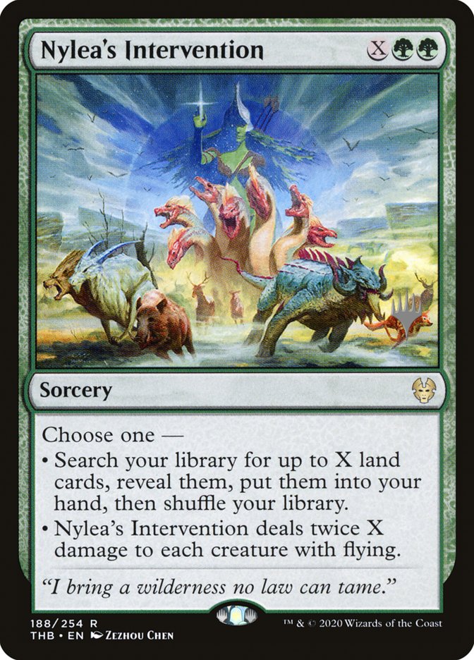 Nylea's Intervention (Promo Pack) [Theros Beyond Death Promos] | Enigma On Main