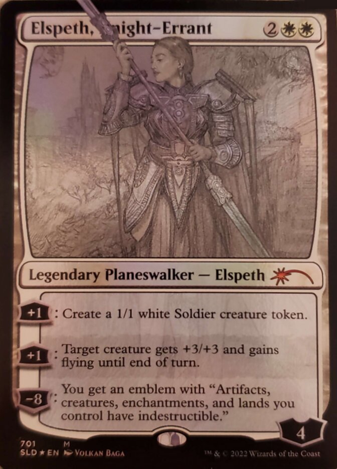 Elspeth, Knight-Errant (Sketch) [Secret Lair Drop Promos] | Enigma On Main