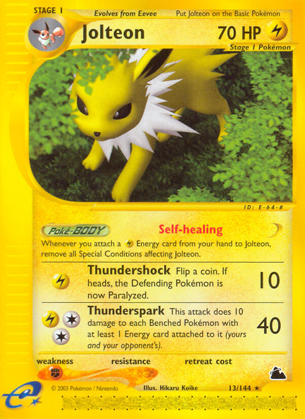 Jolteon (13/144) [Skyridge] | Enigma On Main