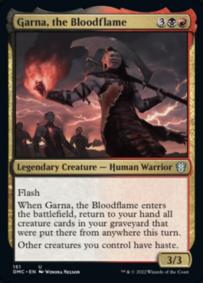 Garna, the Bloodflame [Dominaria United Commander] | Enigma On Main