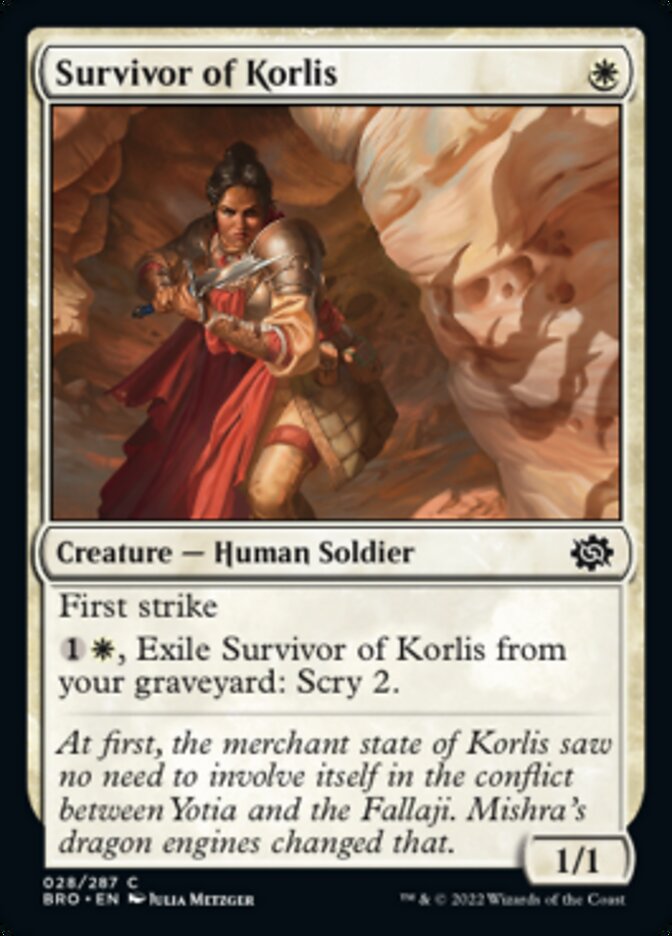 Survivor of Korlis [The Brothers' War] | Enigma On Main