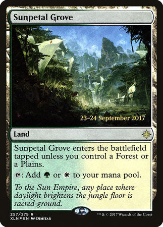 Sunpetal Grove [Ixalan Promos] | Enigma On Main