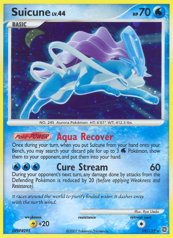 Suicune (19/132) [Diamond & Pearl: Secret Wonders] | Enigma On Main