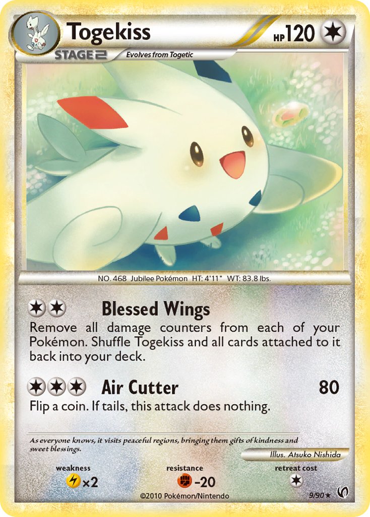 Togekiss (9/90) (Theme Deck Exclusive) [HeartGold & SoulSilver: Undaunted] | Enigma On Main