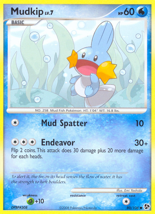 Mudkip (80/106) [Diamond & Pearl: Great Encounters] | Enigma On Main