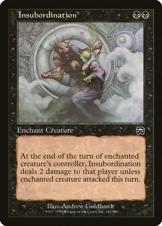 Insubordination [Mercadian Masques] | Enigma On Main