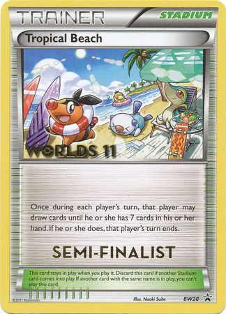 Tropical Beach (BW28) (Semi Finalist) [Black & White: Black Star Promos] | Enigma On Main