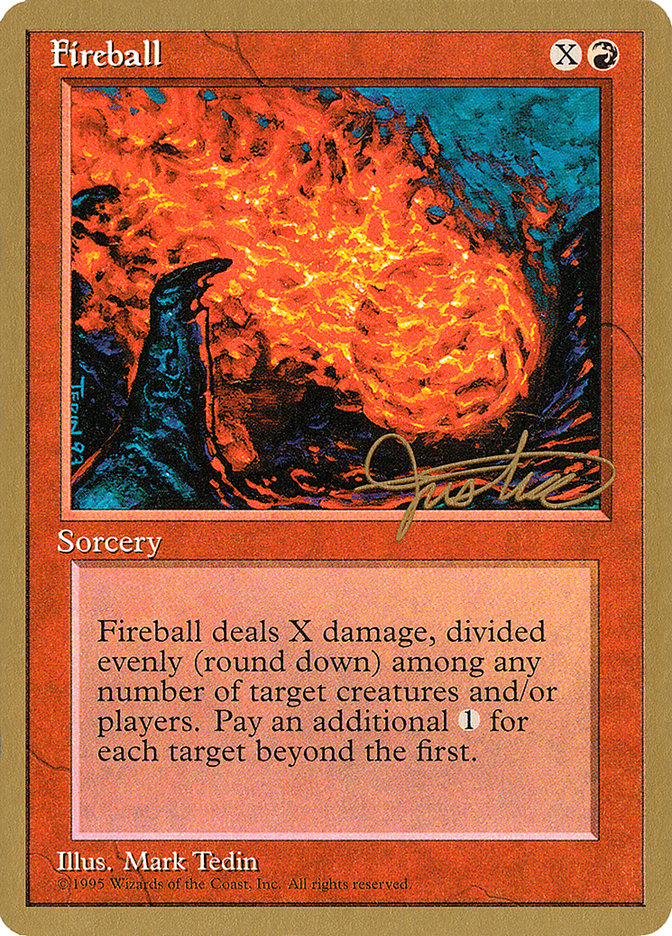 Fireball (Mark Justice) [Pro Tour Collector Set] | Enigma On Main