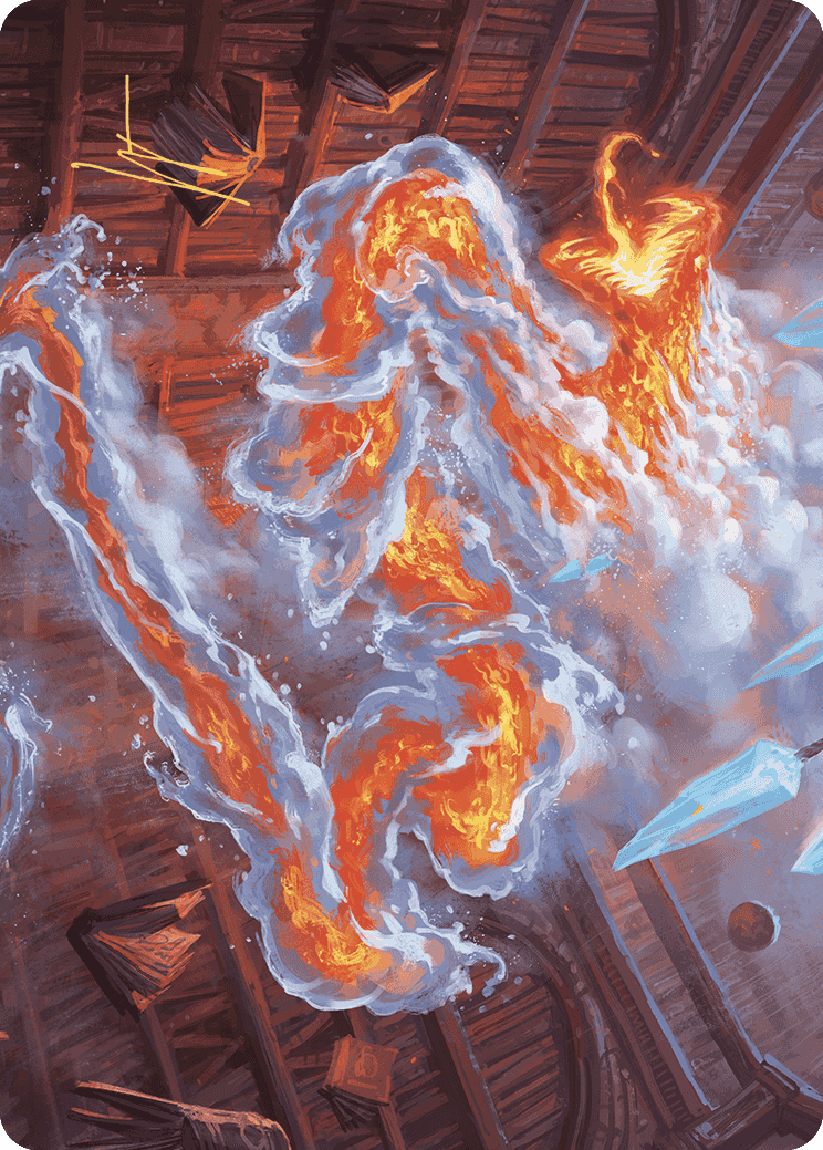 Scalding Viper Art Card (Gold-Stamped Signature) [Wilds of Eldraine Art Series] | Enigma On Main