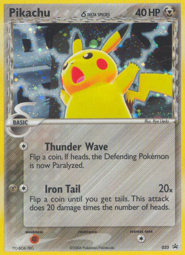 Pikachu (035) (Delta Species) [Nintendo: Black Star Promos] | Enigma On Main