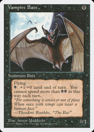 Vampire Bats [Fourth Edition] | Enigma On Main