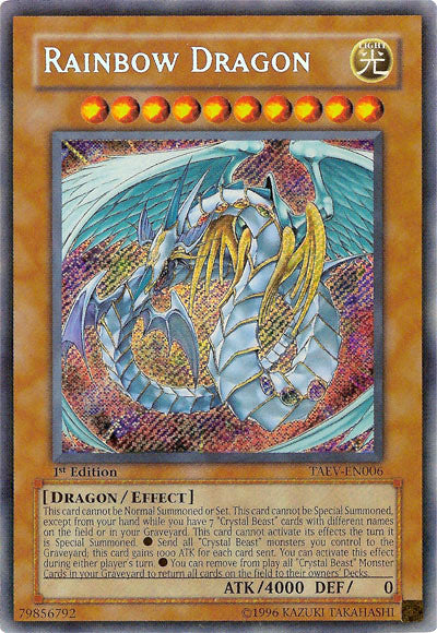 Rainbow Dragon [TAEV-EN006] Secret Rare | Enigma On Main