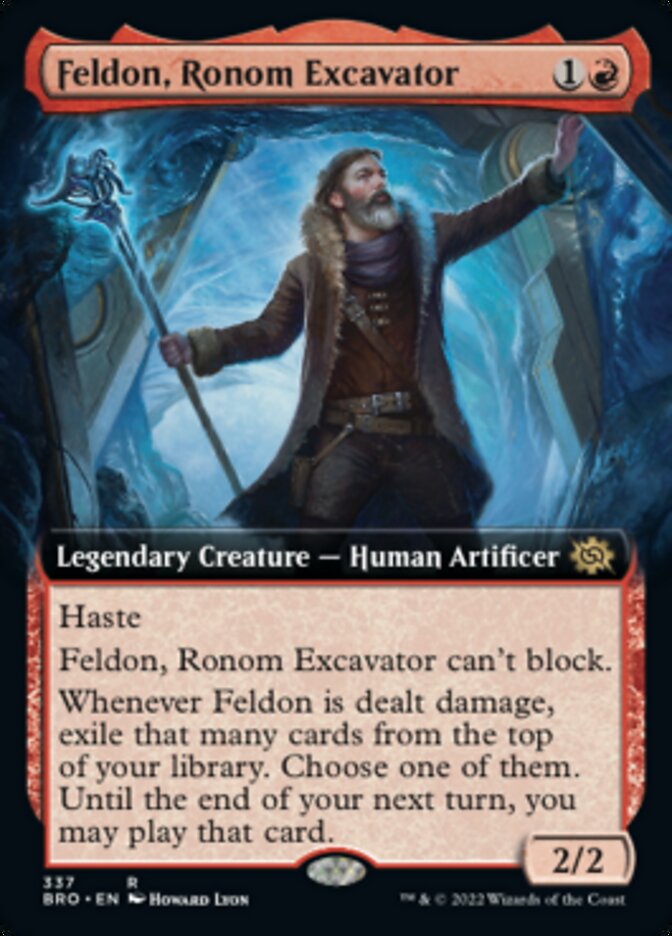 Feldon, Ronom Excavator (Extended Art) [The Brothers' War] | Enigma On Main