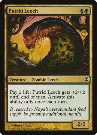 Putrid Leech [Duel Decks: Izzet vs. Golgari] | Enigma On Main