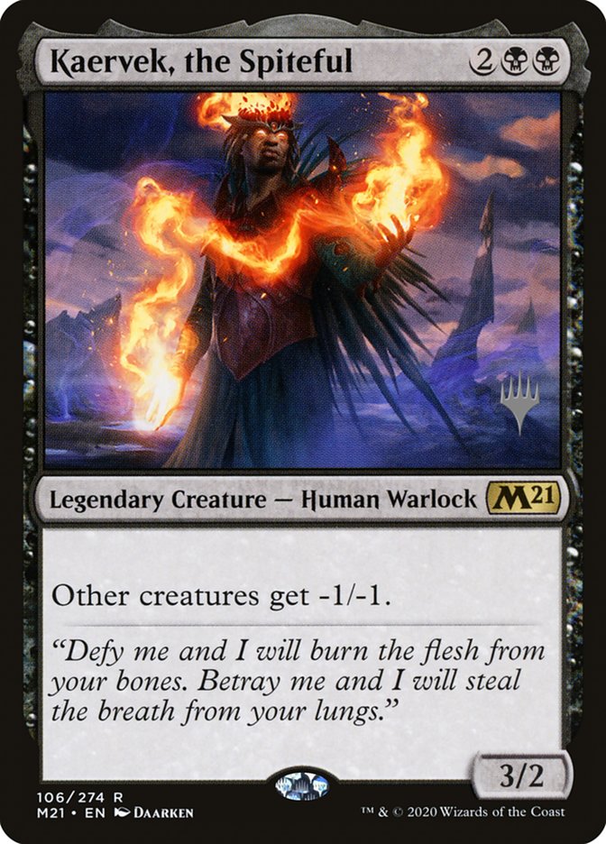 Kaervek, the Spiteful (Promo Pack) [Core Set 2021 Promos] | Enigma On Main