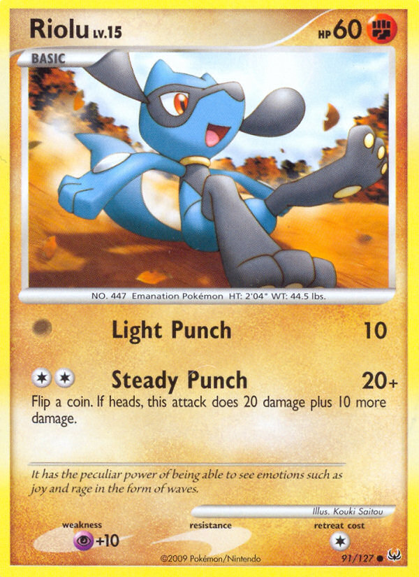 Riolu (91/127) [Platinum: Base Set] | Enigma On Main