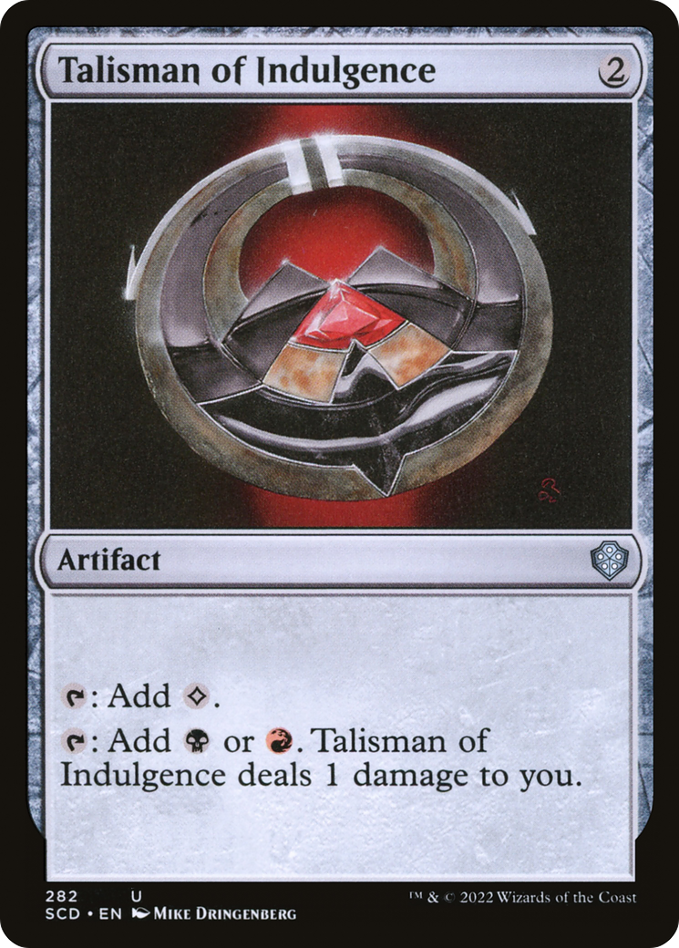 Talisman of Indulgence [Starter Commander Decks] | Enigma On Main