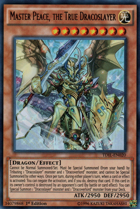 Master Peace, the True Dracoslayer [TDIL-EN020] Ultra Rare | Enigma On Main