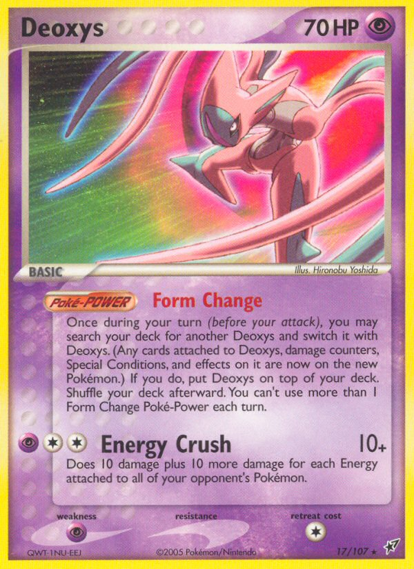 Deoxys (17/107) [EX: Deoxys] | Enigma On Main