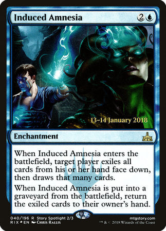 Induced Amnesia [Rivals of Ixalan Promos] | Enigma On Main