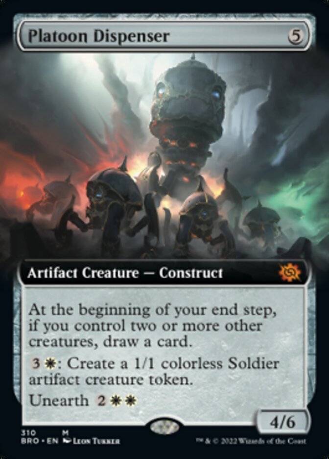 Platoon Dispenser (Extended Art) [The Brothers' War] | Enigma On Main