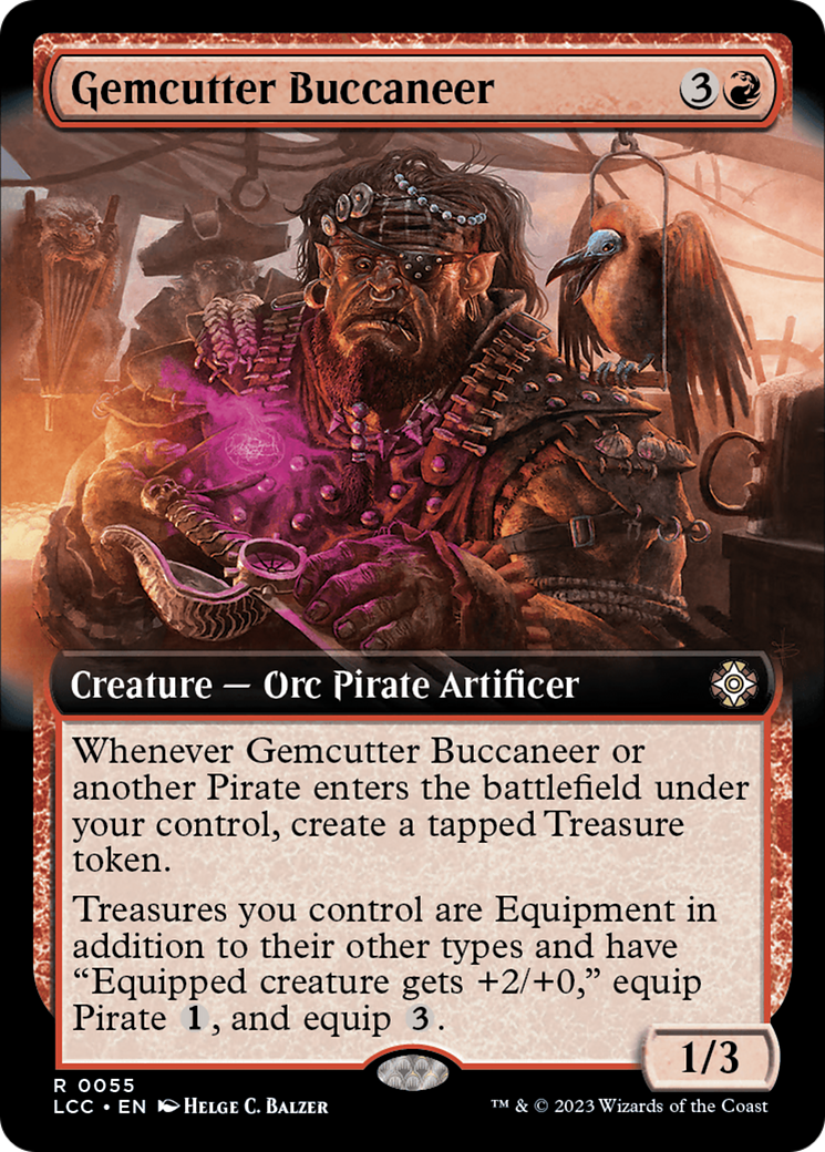 Gemcutter Buccaneer (Extended Art) [The Lost Caverns of Ixalan Commander] | Enigma On Main