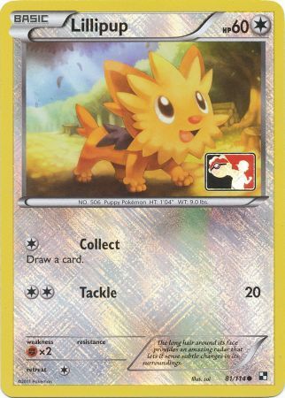 Lillipup (81/114) (League Promo) [Black & White: Base Set] | Enigma On Main