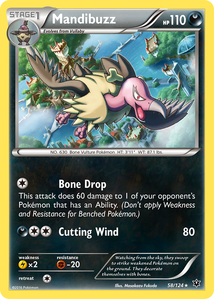 Mandibuzz (58/124) [XY: Fates Collide] | Enigma On Main