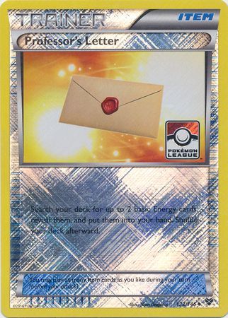 Professor's Letter (123/146) (League Promo) [XY: Base Set] | Enigma On Main