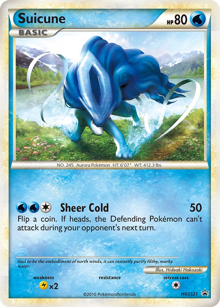 Suicune (HGSS21) [HeartGold & SoulSilver: Black Star Promos] | Enigma On Main