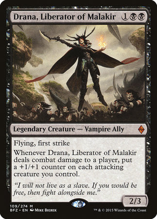 Drana, Liberator of Malakir [Battle for Zendikar] | Enigma On Main