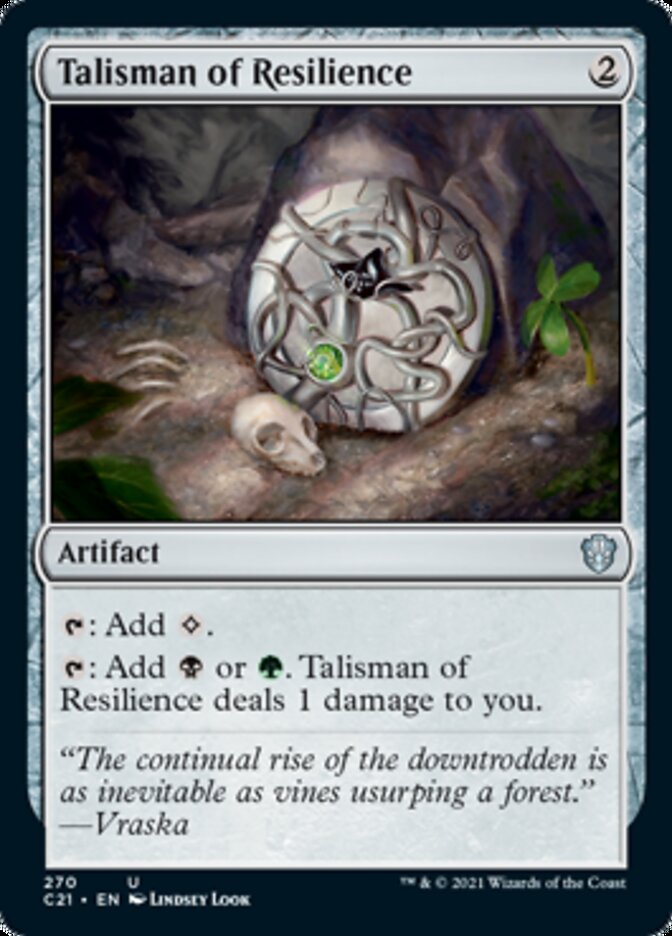 Talisman of Resilience [Commander 2021] | Enigma On Main