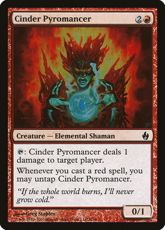 Cinder Pyromancer [Premium Deck Series: Fire and Lightning] | Enigma On Main