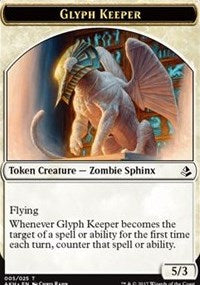 Glyph Keeper // Warrior Token [Amonkhet Tokens] | Enigma On Main