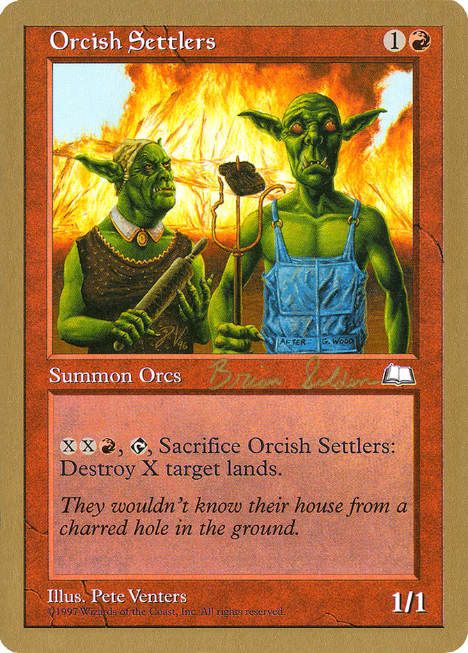 Orcish Settlers (Brian Selden) [World Championship Decks 1998] | Enigma On Main