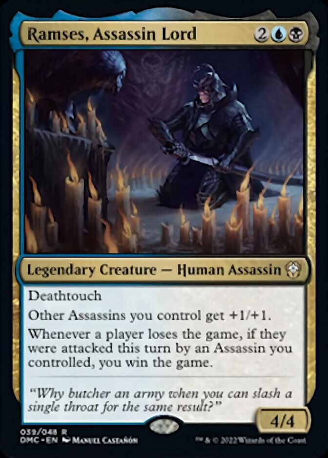 Ramses, Assassin Lord [Dominaria United Commander] | Enigma On Main