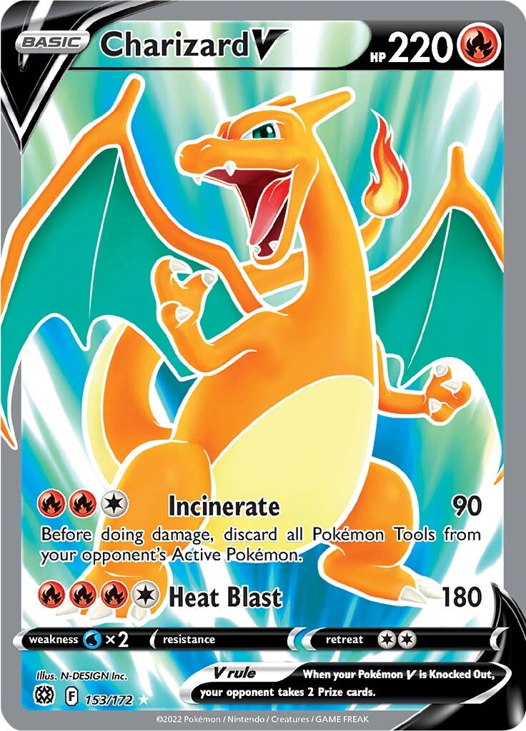 Charizard V (153/172) [Sword & Shield: Brilliant Stars] | Enigma On Main