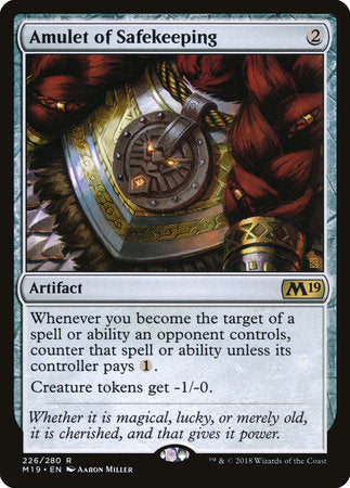 Amulet of Safekeeping [Core Set 2019] | Enigma On Main