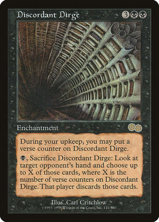 Discordant Dirge [Urza's Saga] | Enigma On Main