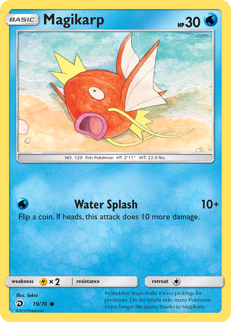 Magikarp (19/70) [Sun & Moon: Dragon Majesty] | Enigma On Main