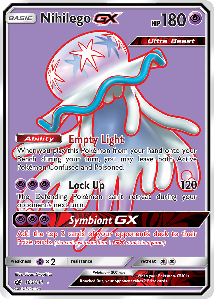 Nihilego GX (103/111) [Sun & Moon: Crimson Invasion] | Enigma On Main