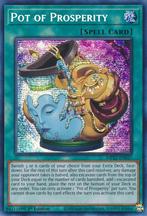 Pot of Prosperity [MP22-EN037] Prismatic Secret Rare | Enigma On Main
