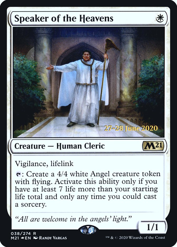 Speaker of the Heavens  [Core Set 2021 Prerelease Promos] | Enigma On Main