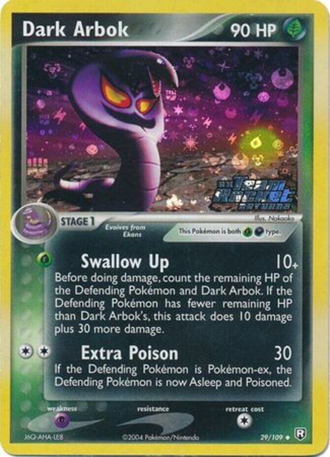 Dark Arbok (29/109) (Stamped) [EX: Team Rocket Returns] | Enigma On Main