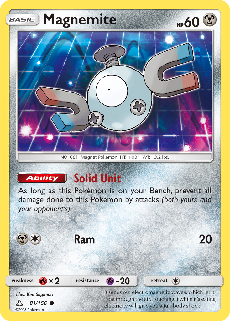 Magnemite (81/156) [Sun & Moon: Ultra Prism] | Enigma On Main