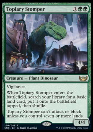 Topiary Stomper (Promo Pack) [Streets of New Capenna Promos] | Enigma On Main