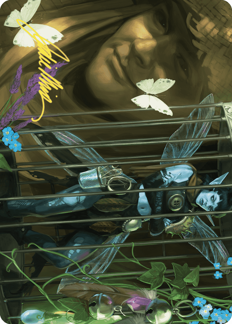 Cooped Up Art Card (Gold-Stamped Signature) [Wilds of Eldraine Art Series] | Enigma On Main